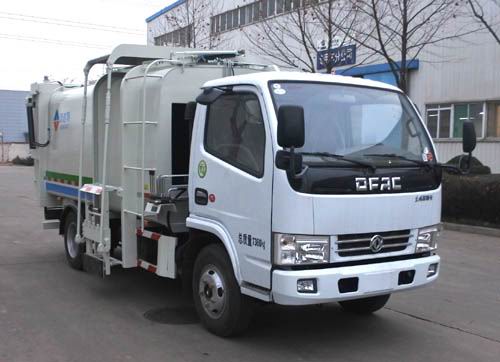 长治清华机械厂QHJ5070ZZZ型多利卡D6自装卸式垃圾车