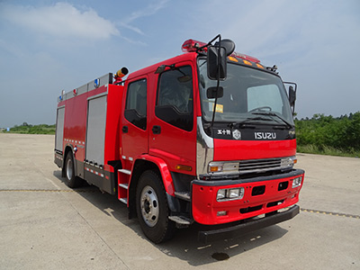 LLX5175GXFAP50/L型庆铃FVR压缩空气泡沫消防车