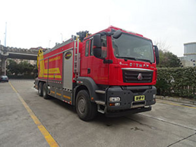 捷达消防30万以上15吨自装卸式消防车