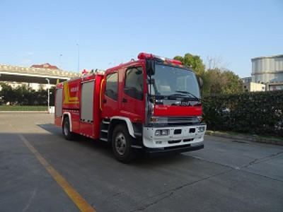捷达消防5-10万10吨自装卸式消防车