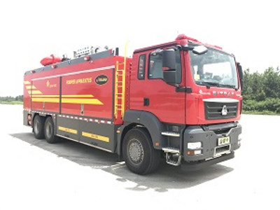 捷达消防10-15万16吨自装卸式消防车