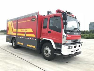 捷达消防15-20万3吨自装卸式消防车