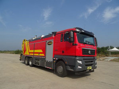 捷达消防20-25万16吨自装卸式消防车