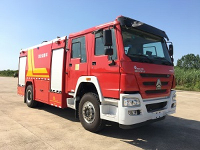 捷达消防15-20万16吨自装卸式消防车