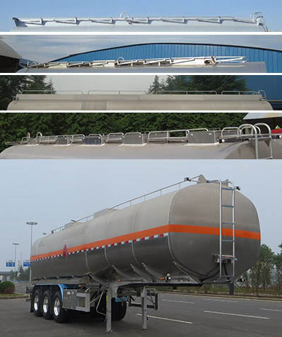 CLY9407GRYB型铝合金易燃液体罐式运输半挂车图片