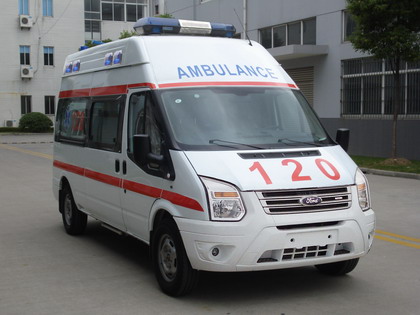 组图：南京客车制造厂新世代V348中顶运输型救护车图片