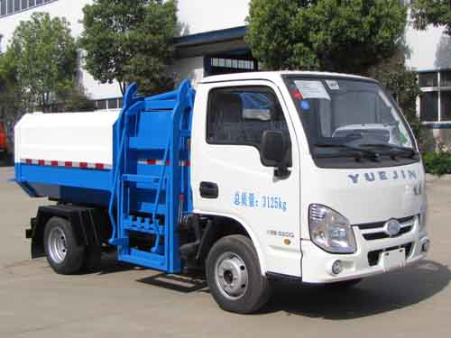SZD5032ZZZNJ5型跃进汽油自装卸式垃圾车