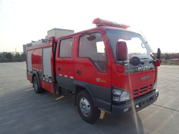 组图：北京中卓时代消防装备庆铃五十铃600P双排水罐消防车图片