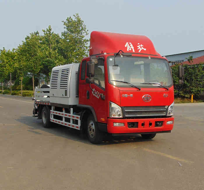 JHZ5081THB型解放轻卡车载式混凝土泵车