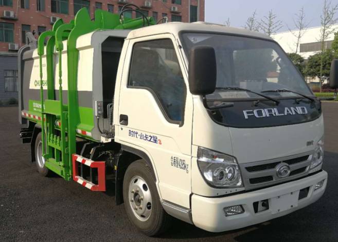 瀚鑫机械HXY5040ZZZBJE5型福田小卡之星自装卸式垃圾车