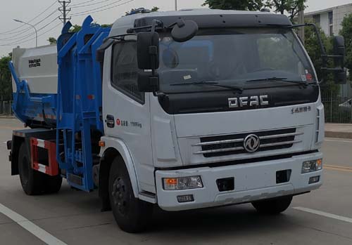 QT5120ZZZE6型东风多利卡国六3800自装卸式垃圾车