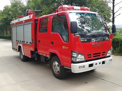 JDF5072GXFPM20/Q型庆铃五十铃600P双排泡沫消防车