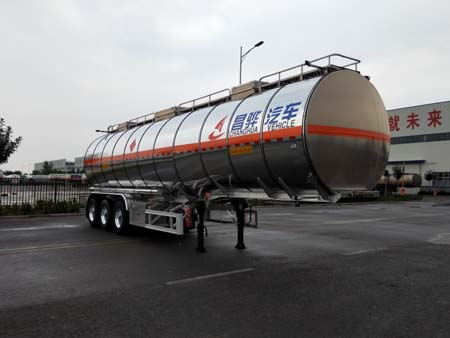 HCH9407GRYDL型铝合金易燃液体罐式运输半挂车图片