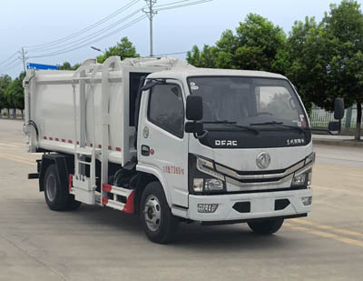 HNY5070ZZZE6型东风多利卡国六自装卸式垃圾车