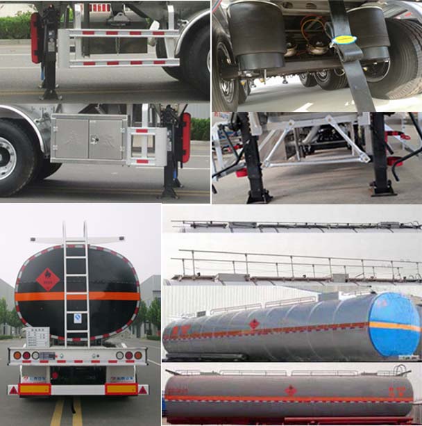 HHT9404GRYE型铝合金易燃液体罐式运输半挂车图片