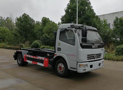 HNY5110ZXXE5型国五东风多利卡车厢可卸式垃圾车