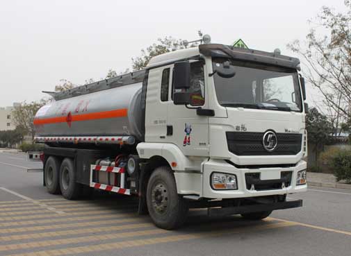 组图：西安石油机械陕汽德龙新M3000后双桥易燃液体罐式运输车图片