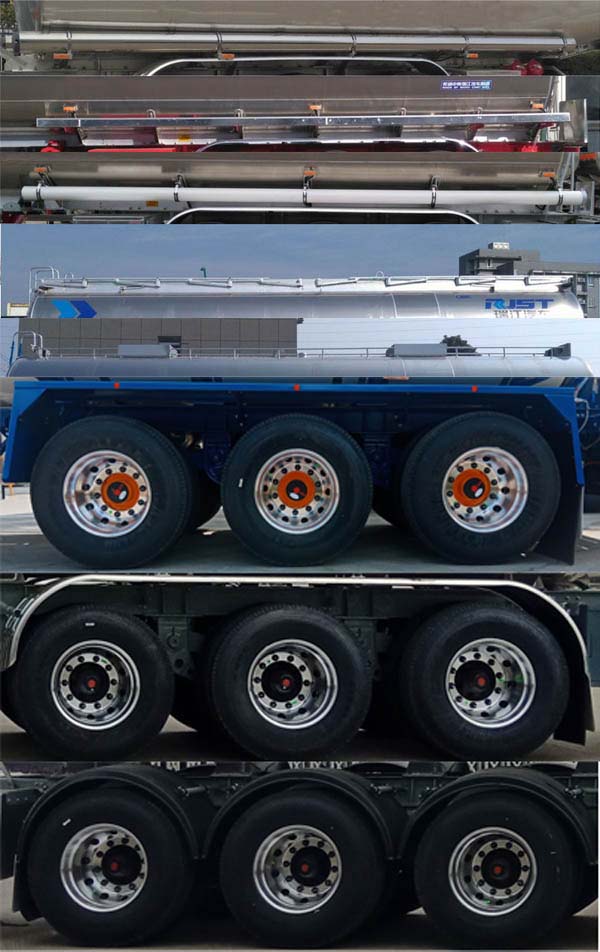 WL9406GRY10型铝合金易燃液体罐式运输半挂车图片
