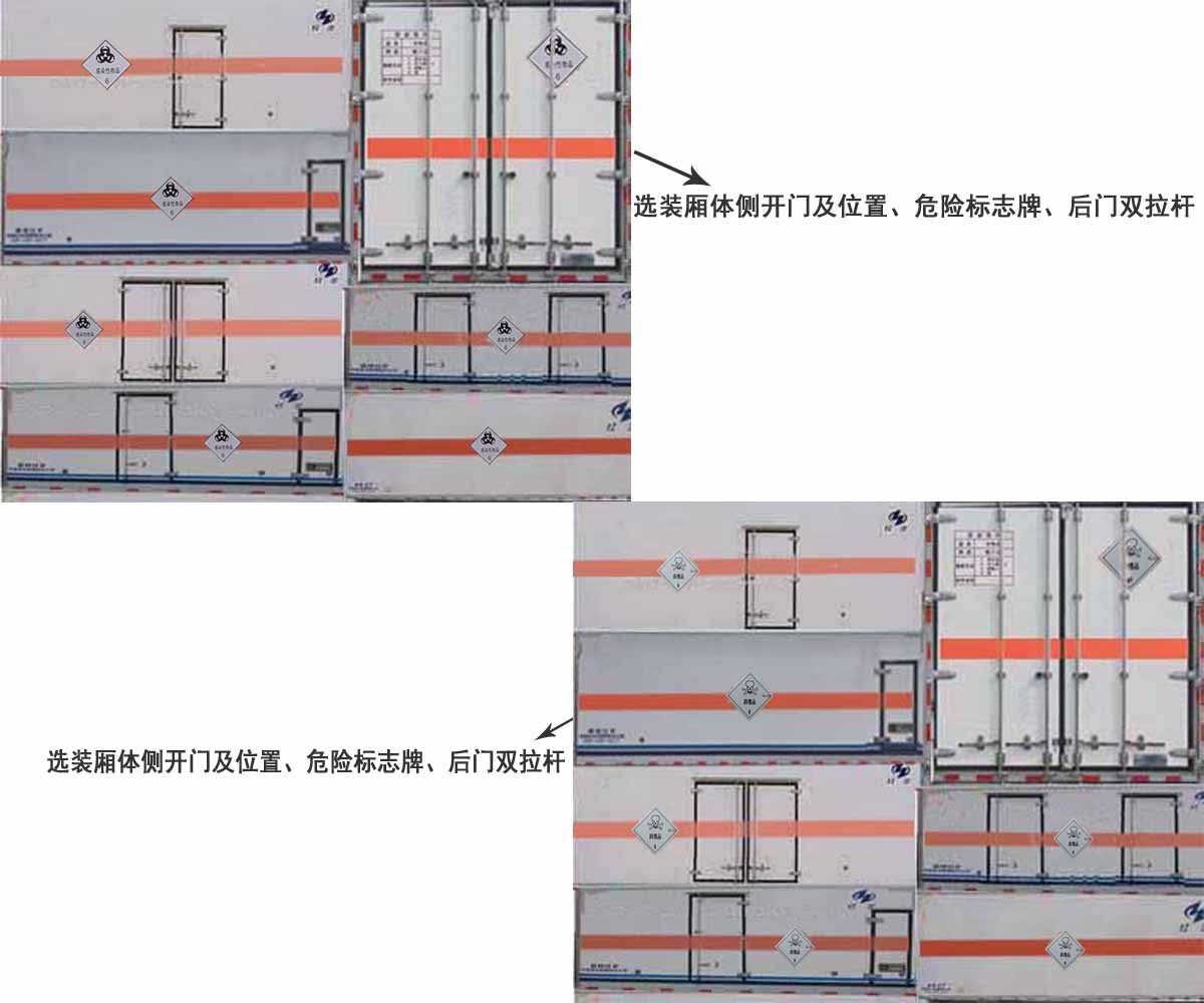 HYJ5180XDG-DF型毒性和感染性物品厢式运输车图片