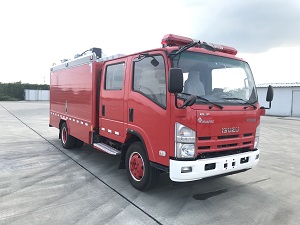 SJD5090TXFZM50/WSA型庆铃五十铃700P照明消防车