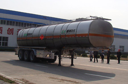 SKW9401GRYL型铝合金易燃液体罐式运输半挂车