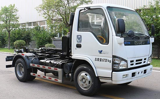 XZJ5070ZXXQ5型庆铃五十铃600P车厢可卸式垃圾车