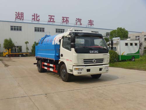 HCQ5115GQWE5型国五东风多利卡清洗吸污车