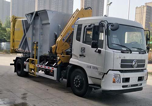 组图：徐州工程机械集团东风天锦吊装式垃圾车图片