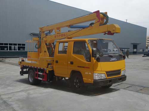 HTW5041JGKJ12V型江铃新顺达双排12米-14米高空作业车