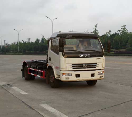 HTW5080ZXXE型国5东风多利卡车厢可卸式垃圾车