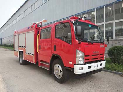 AS5105GXFSG30/W5型庆铃五十铃700P水罐消防车