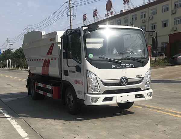 国六福田奥铃7方（无泄漏）自装卸式垃圾车