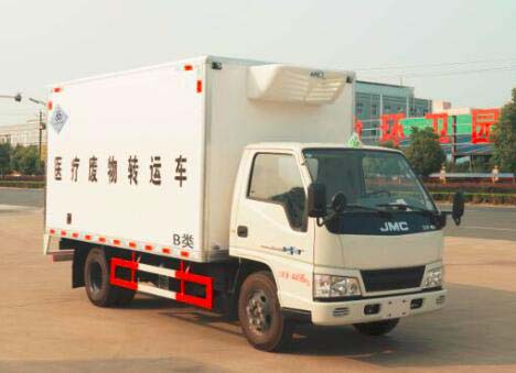 SGZ5048XYYJX5型江铃4.15米(蓝牌)医疗废物转运车