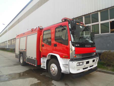 AS5155GXFPM50/W5型庆铃FVR泡沫消防车