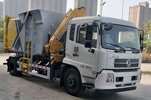 组图：徐州工程机械集团东风天锦吊装式垃圾车图片