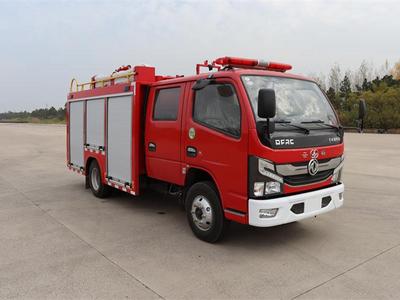 国六东风2.5吨水罐消防车图片