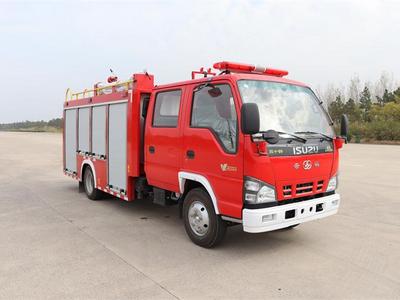國六五十鈴2.5噸水罐消防車圖片