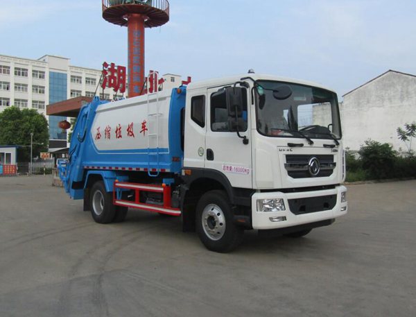 HLW5164ZYS5EQ型东风多利卡D9压缩式垃圾车