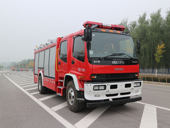 组图：北京中卓时代消防装备庆铃FVR水罐消防车图片
