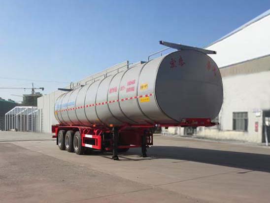 正康宏泰牌37吨润滑油罐式运输半挂车(HHT9405GRH)的车型配置分析多利卡5吨油罐车