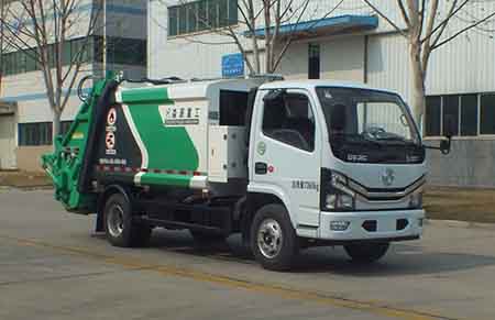 SMQ5070ZYSEQE6型东风多利卡国六压缩式垃圾车