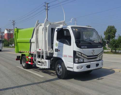 HCQ5078ZZZEQ6型东风多利卡国六自装卸式垃圾车