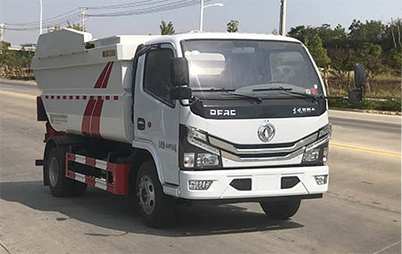 HDW5046ZZZE6型东风多利卡国六自装卸式垃圾车