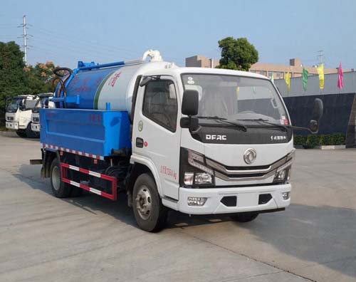 HTW5075GQWE6型东风多利卡国六清洗吸污车