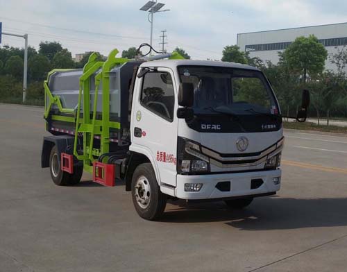 HTW5045ZZZE6型东风多利卡国六自装卸式垃圾车