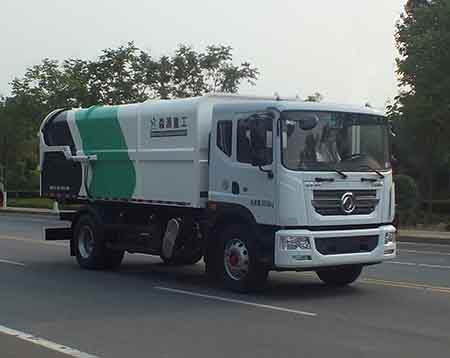 SMQ5180ZDJEQE6型东风多利卡D9国六压缩式对接垃圾车