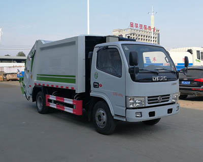 HNY5040ZYSE5型东风多利卡D6压缩式垃圾车