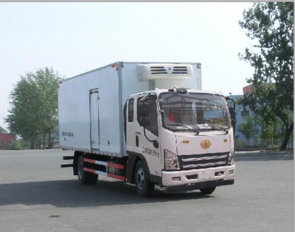 组图：中国一汽解放虎V国五5.2米冷藏车图片