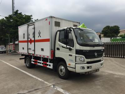 福田欧马可易燃气体厢式运输车图片