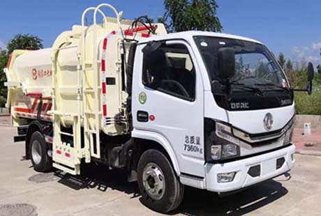 东风多利卡国六自装卸式垃圾车图片